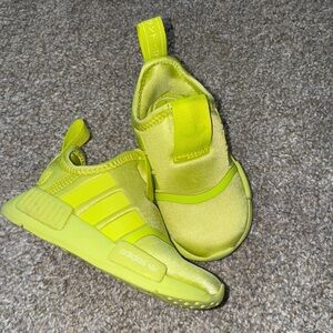 Adidas Kids Neon Yellow Sneakers